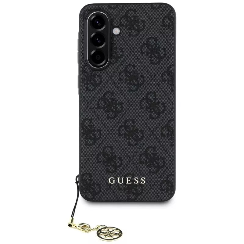 Guess 4G Charms kolekcija – dėklas, skirtas „Samsung Galaxy A56 5G“ (juodas)