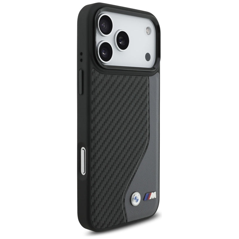 BMW M Anglies Pluoštas Logotipas MagSafe - Dėklas iPhone 17 Pro Max (antracitas)