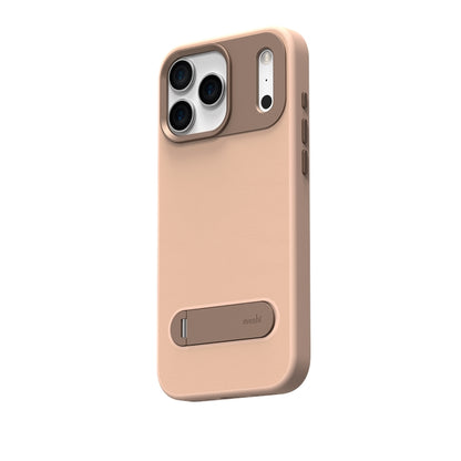 Moshi Kameleon MagSafe - Dėklas iPhone 17 Pro Max su stovo funkcija (Milktea Brown)