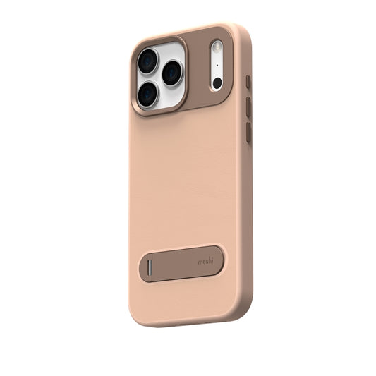 Moshi Kameleon MagSafe - Dėklas iPhone 17 Pro Max su stovo funkcija (Milktea Brown)