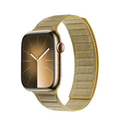 Crong Melange - magnetinis dirželis Apple Watch 38/40/41/42 mm (geltonas melange)