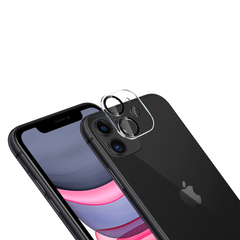 Crong Lens Shield - Stiklas iPhone 11 fotoaparatui ir objektyvui
