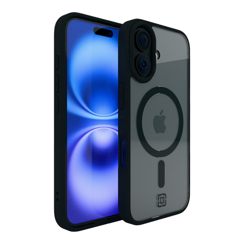 Incipio Velocity MagSafe – Dėklas iPhone 16 Plus (Skaidrus / Juodas)