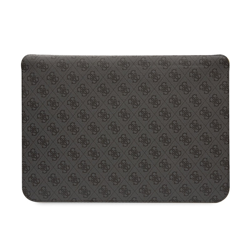 Guess 4G Printed Stripes kompiuterio dėklas – 14 colių nešiojamojo kompiuterio dėklas (juodas)