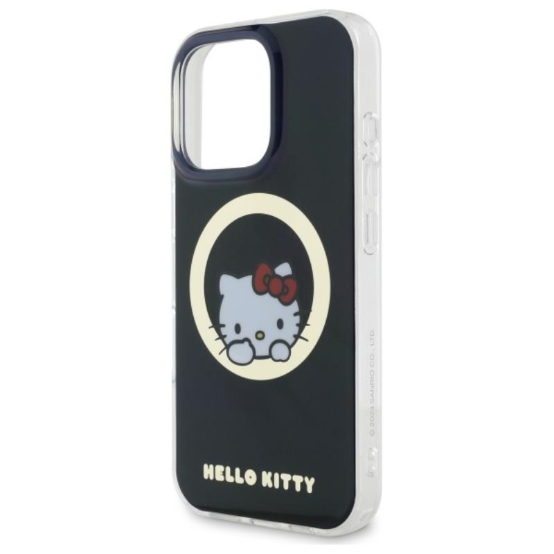 Hello Kitty IML Sweet Kitty MagSafe – dėklas iPhone 16 Pro (juodas)