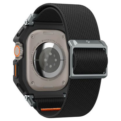 Spigen Lite Fit "Pro" – dėklas su dirželiu, skirtas "Apple Watch Ultra 1/2 49 mm" (matinė juoda)