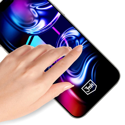 3mk HardGlass Max - Grūdintas stiklas su aplikatoriumi, skirtas iPhone 16 Pro / iPhone 17 (Juodas)