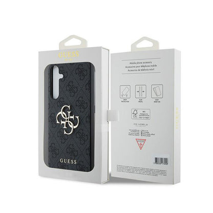 Guess 4G Big Metal Logo - dėklas Samsung Galaxy A35 5G (juodas)