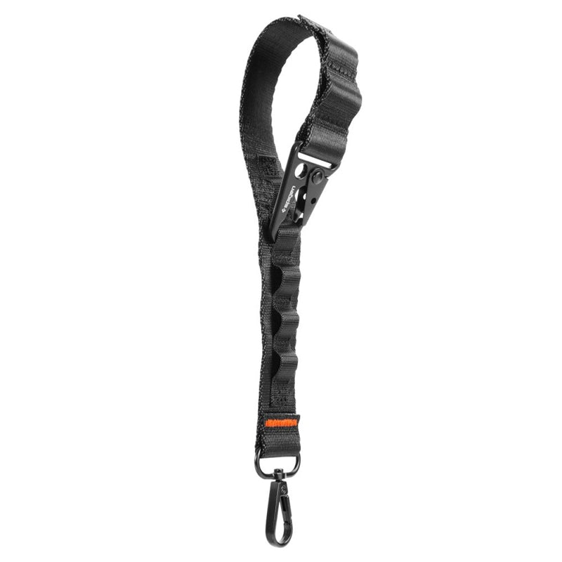 Spigen DA30M Dirželis Per Petį Crossbody – Universalus telefono dirželis / raištis (juodas)