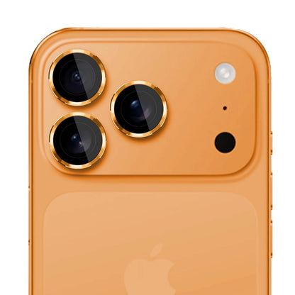3mk Pro objektyvo apsauga - Kameros objektyvo stiklas, skirtas iPhone 17 Pro / iPhone 17 Pro Max (Oranžinė)