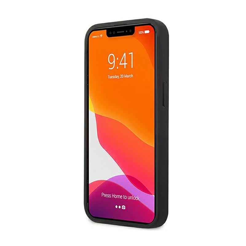 Mercedes Leather Urban Line – dėklas skirtas iPhone 14 Plus (raudonas)