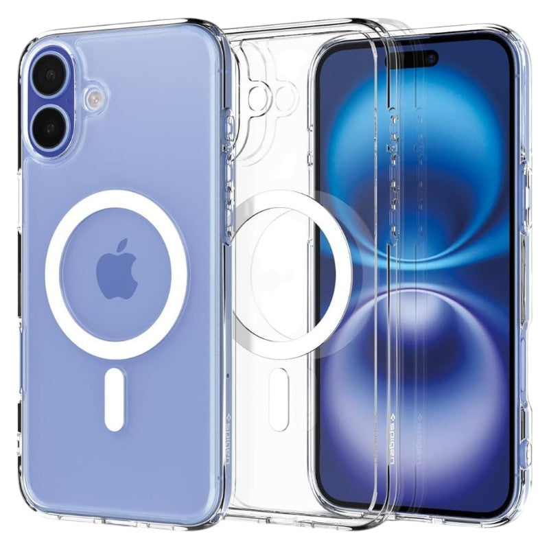 Spigen Ultra Hybrid Mag MagSafe – „iPhone 16“ dėklas („White“)