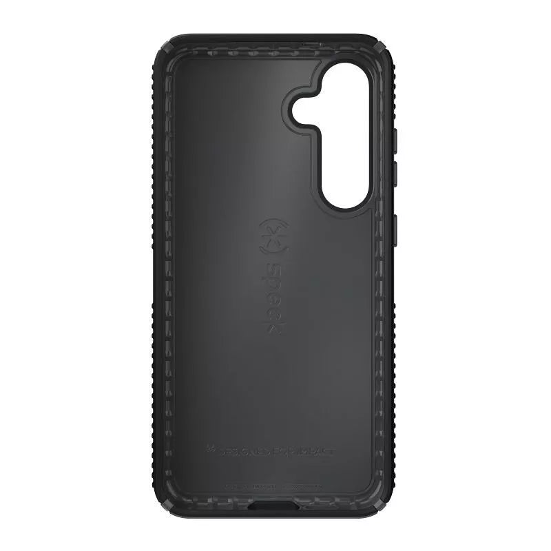 Speck Presidio2 Grip – Dėklas, skirtas Samsung Galaxy S24+ (Juoda/Skalūno pilka/Balta)
