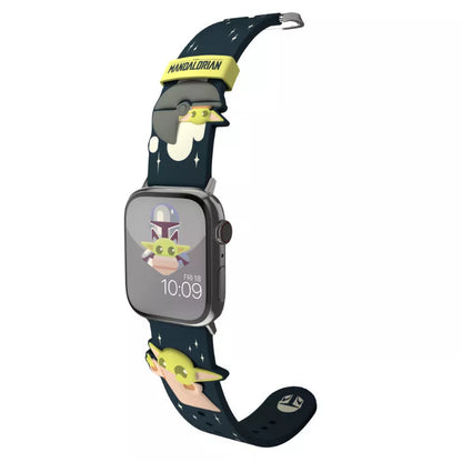 „Žvaigždžių karai“ apyrankė, skirta „Apple Watch“ 38/40/41/42/44/45/49 mm (Mandaloras Grogu naudoja jėgą 3D)