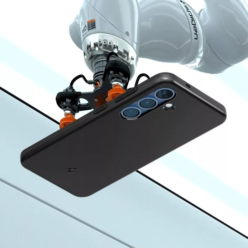 Spigen Thin Fit Mag MagSafe – dėklas, skirtas Samsung Galaxy S25 (juodas)