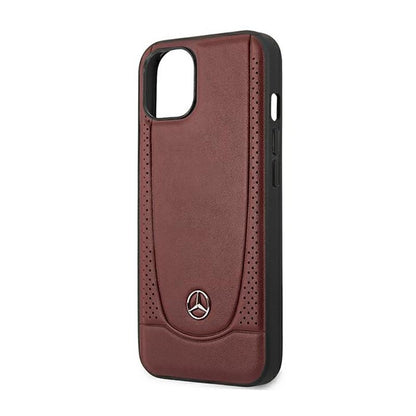 Mercedes Leather Urban Line – dėklas skirtas iPhone 14 Plus (raudonas)