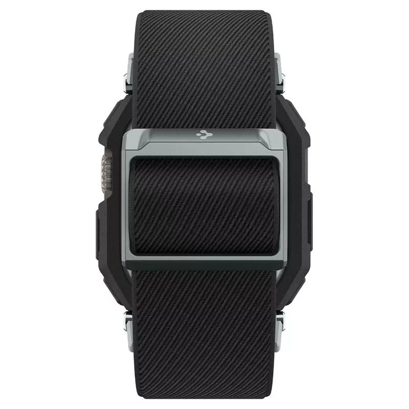 Spigen Lite Fit "Pro" – dėklas su dirželiu, skirtas "Apple Watch Ultra 1/2 49 mm" (matinė juoda)