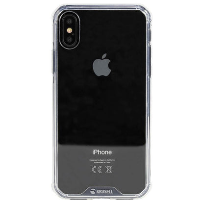 Krusell Kivik Pro dangtelis - dėklas, skirtas „iPhone X“ (permatomas)