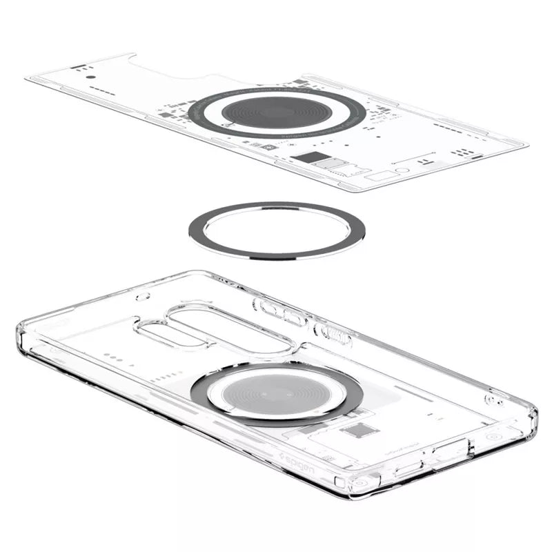 Spigen Ultra Hybrid Mag MagSafe – dėklas, skirtas „Samsung Galaxy S25 Ultra“ (Neo One)