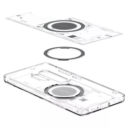 Spigen Ultra Hybrid Mag MagSafe – dėklas, skirtas „Samsung Galaxy S25 Ultra“ (Neo One)