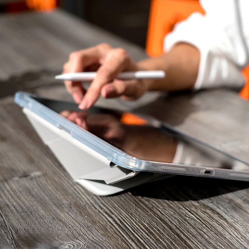 STM OPP – Dėklas skirtas iPad Air 13" M3 (2025) / M2 (2024) (pilka)