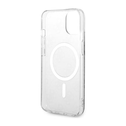 Guess 4G MagSafe – dėklas, skirtas „iPhone 14“ (juodas)