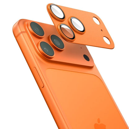 Spigen Optik Pro XL Glas.TR EZ Fit - Kameros objektyvo apsauga iPhone 17 Pro Max (Oranžinė)