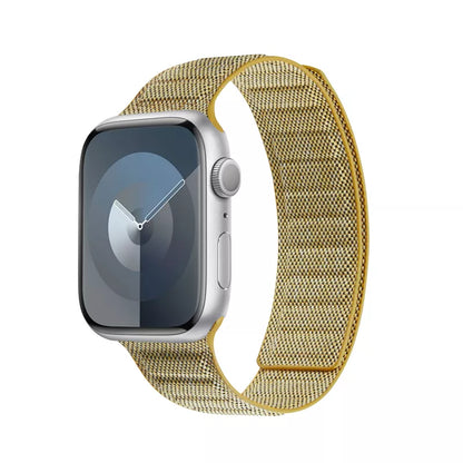 Crong Melange – Magnetinis dirželis Apple Watch 38/40/41/42 mm (geltonas melange)