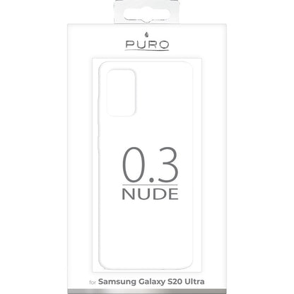 PURO 0.3 Nude - Dėklas Samsung Galaxy S20 Ultra (permatomas)