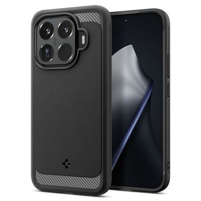 Spigen Rugged Armor - dėklas Xiaomi 15T Pro (Matinis juodas)