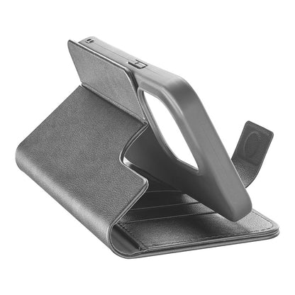 Cellularline Book Agenda – dėklas, skirtas „iPhone 15 Pro Max“ su „MICROBAN“ danga (juodas)