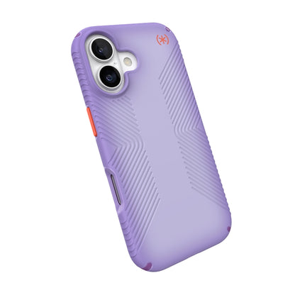 Speck Presidio Lux Grip MagSafe - iPhone 17 dėklas (Purple Fade/Magic Purple/New Poppy)