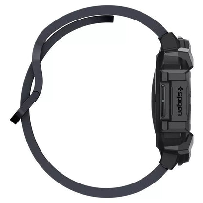 Spigen Rugged Armor - dėklas, skirtas Samsung Galaxy Watch 7 44 mm (matinė juoda)