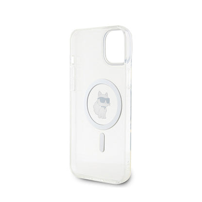 Karl Lagerfeld IML Choupette MagSafe – dėklas iPhone 15 Plus (skaidrus)