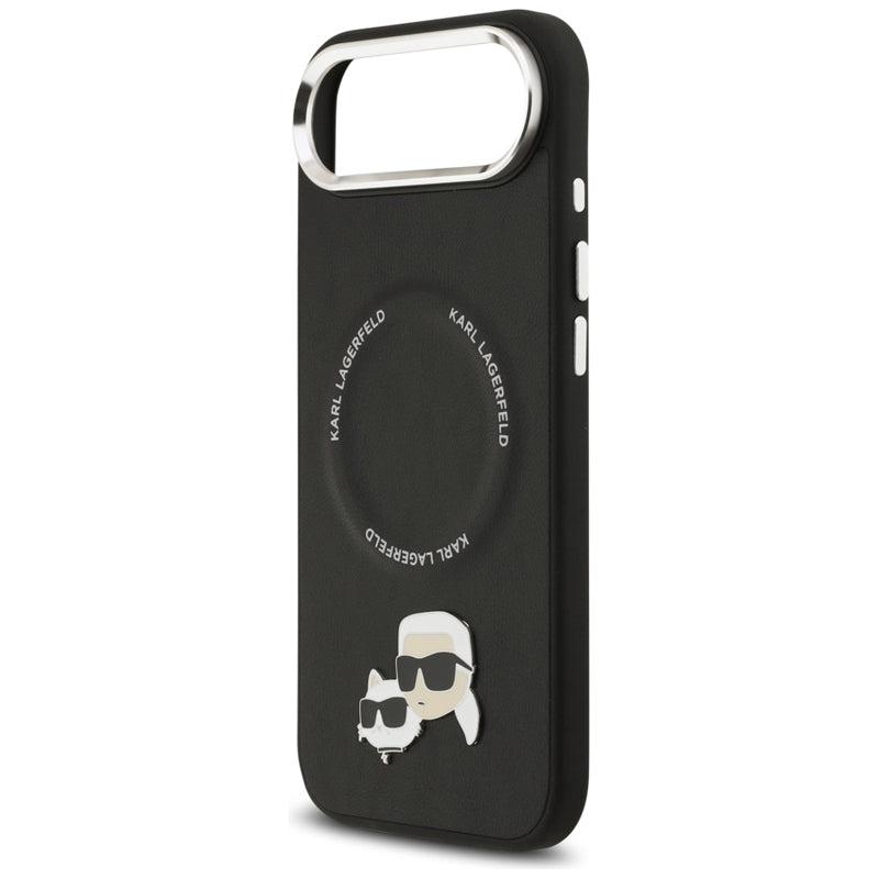 Karl Lagerfeld Karl & Choupette segtukų dėklas MagSafe - iPhone Air (juodas)