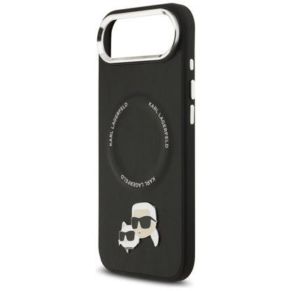 Karl Lagerfeld Karl & Choupette segtukų dėklas MagSafe - iPhone Air (juodas)