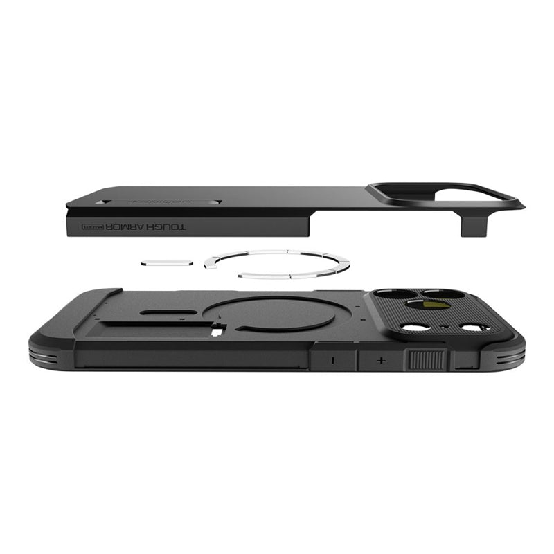 Spigen Tough Armor T Mag MagSafe - Dėklas iPhone 17 Pro Max (Gunmetal)