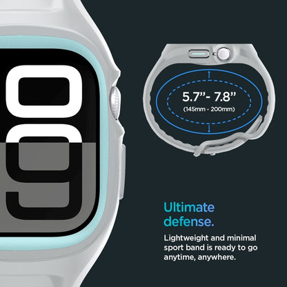 Spigen Liquid Air Pro – apyrankė su dėklu, skirta Apple Watch 10 46 mm (pilka)