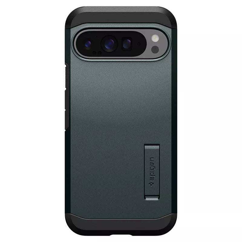 Spigen Tough Armor – dėklas, skirtas „Google Pixel 9 Pro XL“ (Abiso žalia)
