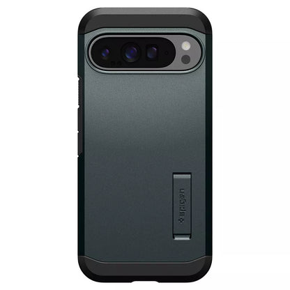 Spigen Tough Armor – dėklas, skirtas „Google Pixel 9 Pro XL“ (Abiso žalia)