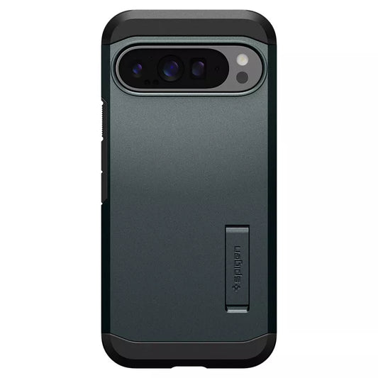 Spigen Tough Armor – dėklas, skirtas „Google Pixel 9 Pro XL“ (Abiso žalia)