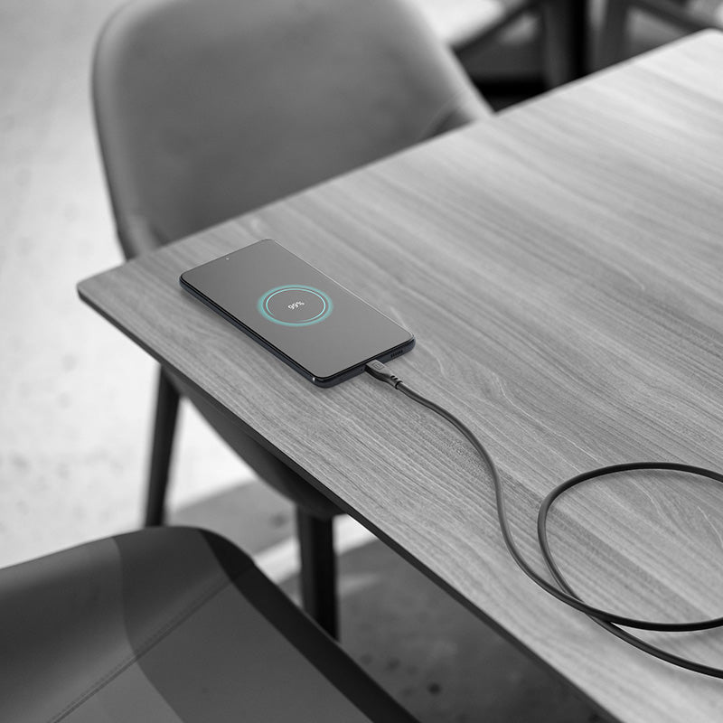 Cellularline Soft Cable - USB-C–USB-C laidas, 1,2 m (juodas)