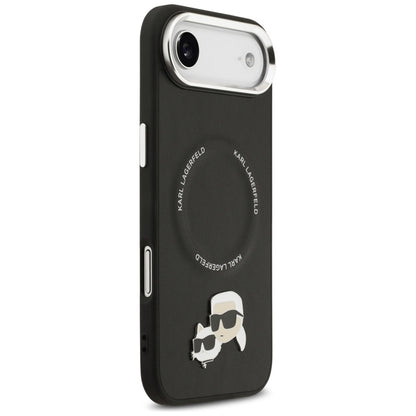 Karl Lagerfeld Karl & Choupette segtukų dėklas MagSafe - iPhone Air (juodas)