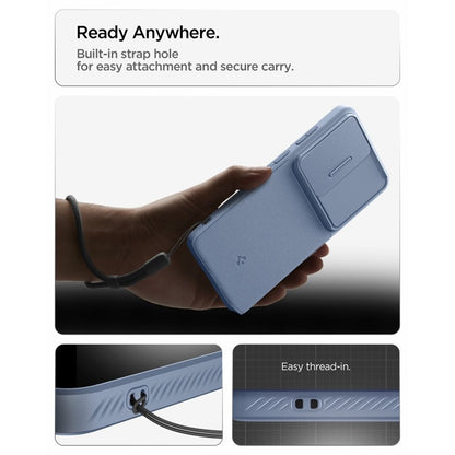 Spigen Optik Armor – dėklas, skirtas Samsung Galaxy S26 Ultra (šviesiai mėlynas)