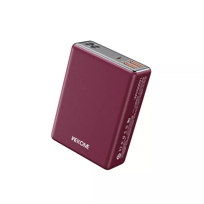 WEKOME WP-27 Tint Series – maitinimo blokas 10000 mAh Super Greitas krovimas USB-C PD 20W + 2x USB-A QC3.0 22.5W (raudonas)