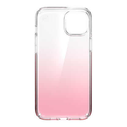 "Speck Presidio Perfect-Clear + Ombre" - "iPhone 15 Plus" / "14 Plus" dėklas su MICROBAN (skaidrus / "Vintage Rose Fade")