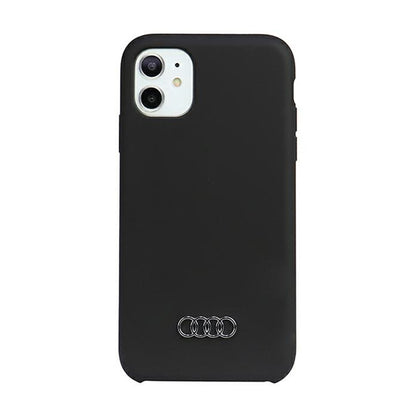 Audi silikoninis dėklas - dėklas, skirtas iPhone 11 (juodas)