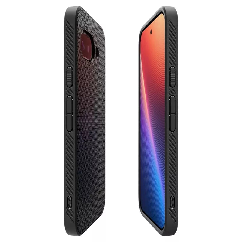 Spigen Liquid Air - dėklas, skirtas Google Pixel 9a (matinė juoda)