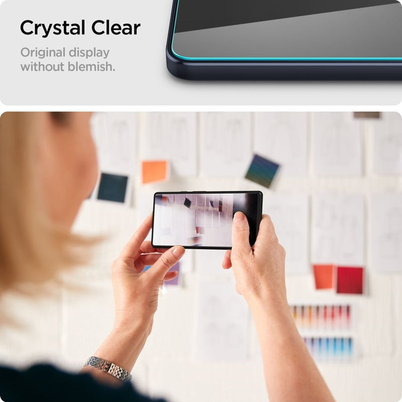 Spigen Glas.TR Slim 2 vnt. – Grūdintas stiklas, skirtas Samsung Galaxy A16 4G/5G / A26 5G / A17 4G/5G (2 vnt.)