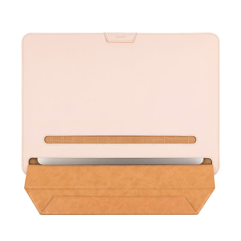 Moshi Muse 14" 3-in-1 Slim Sleeve nešiojamojo kompiuterio dėklas (Luna Pink)